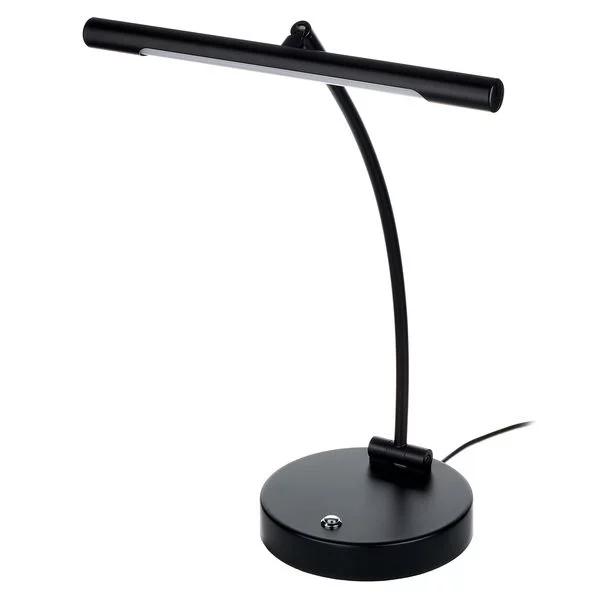 kleine Klavierlampe in schwarz