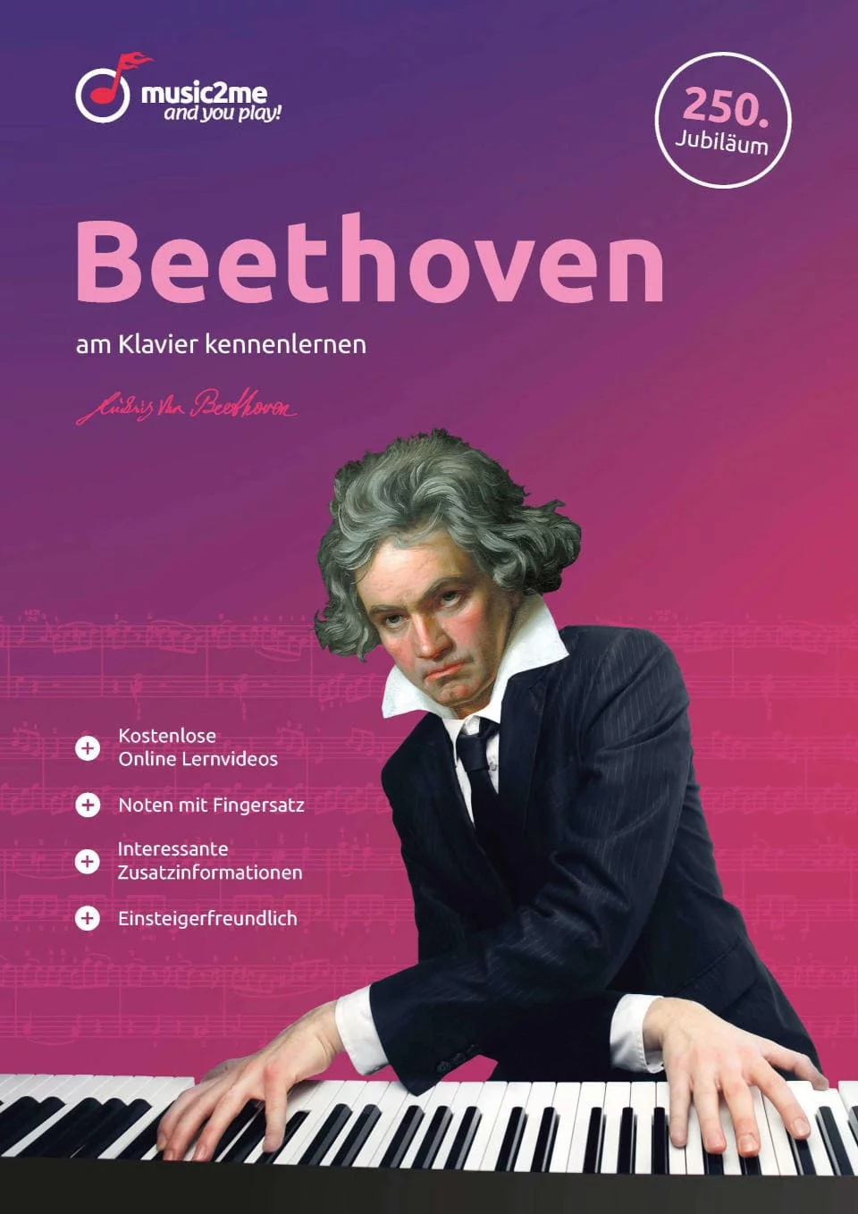 Cover des Hefts ‚Beethoven – am Klavier kennenlernen‘