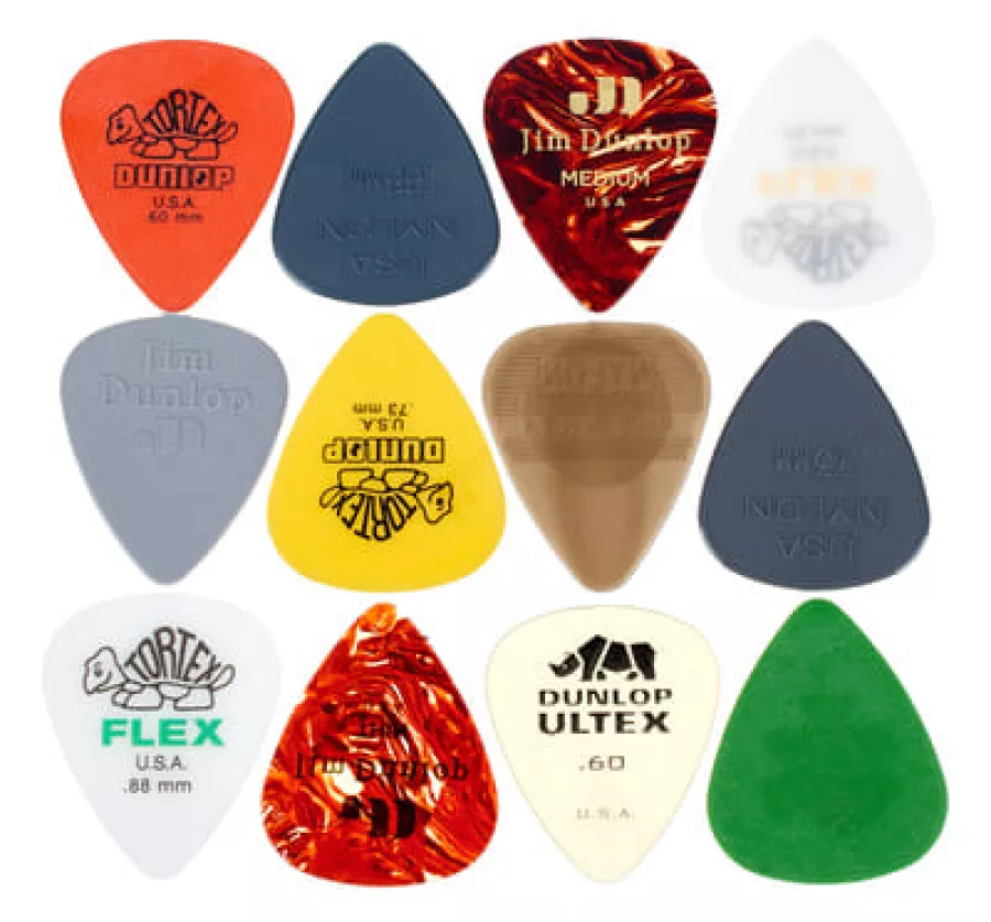Plektren Dunlop Variety Pack für Akkustikgitarre
