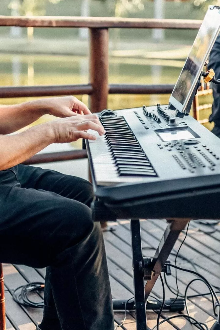 Keyboard von der Seite