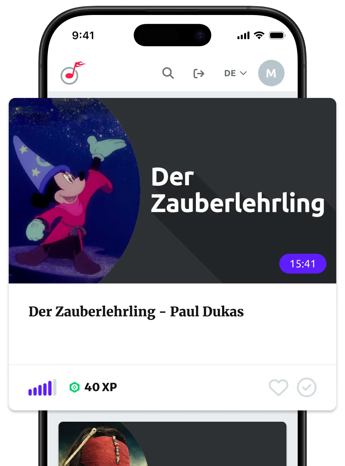 Darstellung der Möglichkeit, Punkte zu verdienen